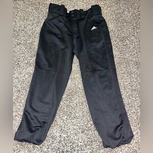 Adidas Boys Elastic Bottom Baseball Pants Aeroready Black youth medium 11-12y
